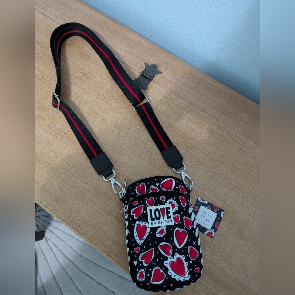 Brighton NWT Hearts A Flutter Utility Bag ❤️